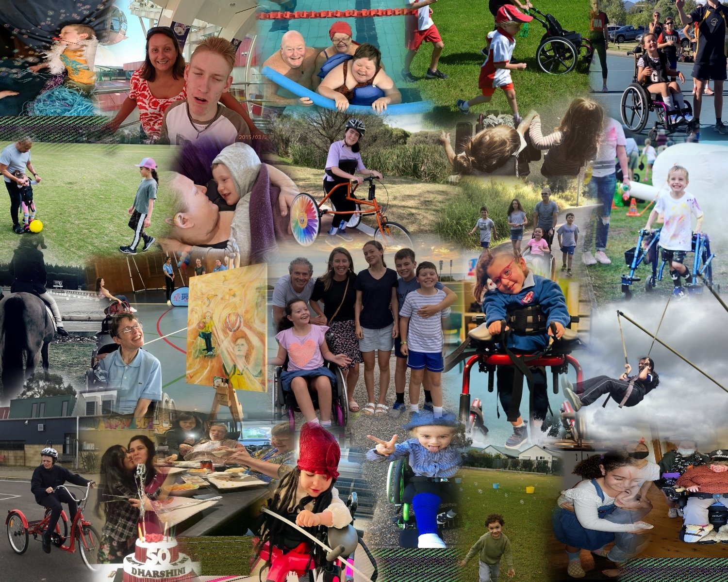 A collage of all the photos entered for the 2022 lived experience photo exhibition