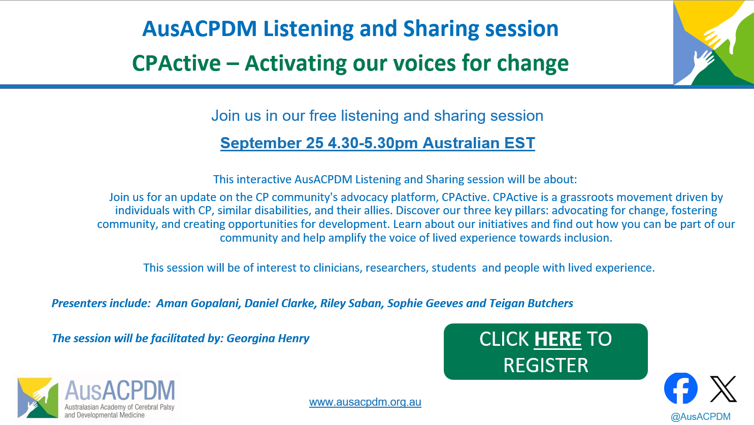 25th September: Listening and Sharing Session